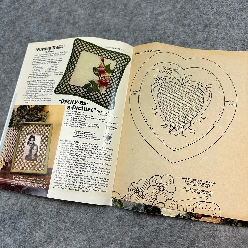 Today's California Crewel Hazel Pearson 1977 Vintage Embroidery Patterns Book